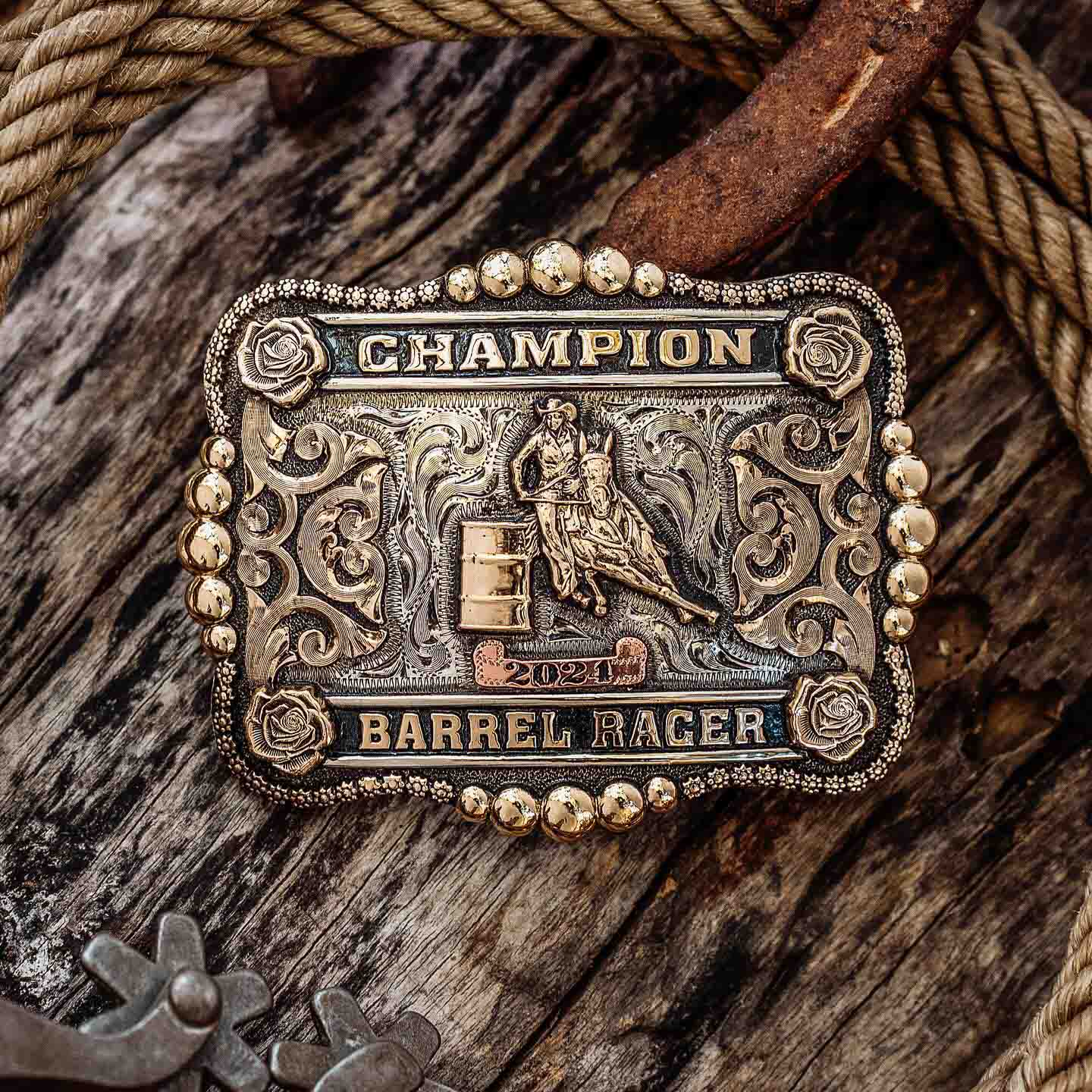 Champiojn Barrel Racer 2024 - Rodeo Buckle Gallery 3